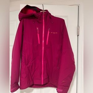 Patagonia Womens Insulates Powder Town Ski jacket - pink size small